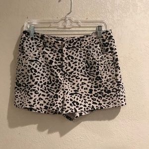 Forever 21 leopard print shorts